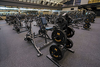 University of Michigan's football performance center with REGUPOL aktivpro roll University of Michigan's football performance center with REGUPOL aktivpro roll