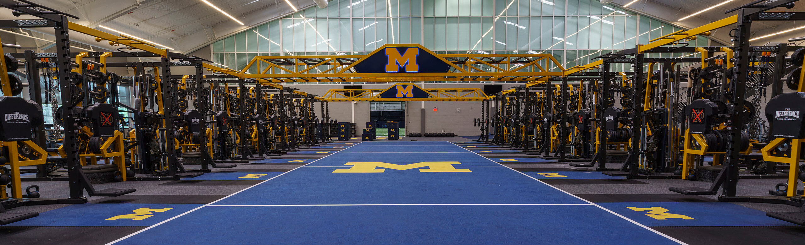 University of Michigan's football performance center University of Michigan's football performance center